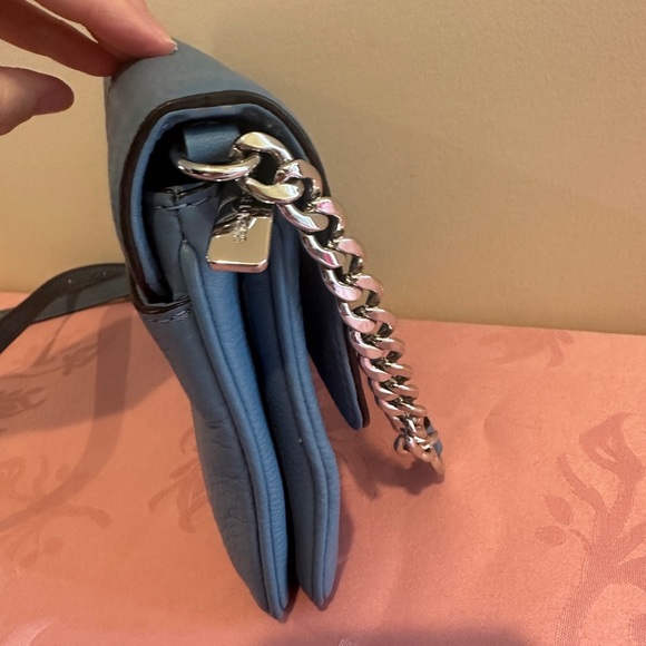 Michael Kors blue leather crossbody chain bag - Picture 5 of 13